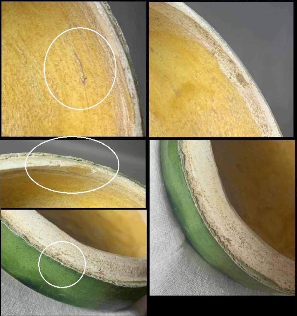 中国 三彩花図印合（香合）　f2220722