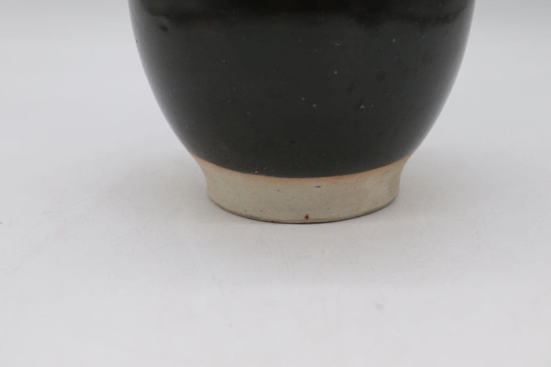 中国　そば釉四糸瓶　送料込み0806