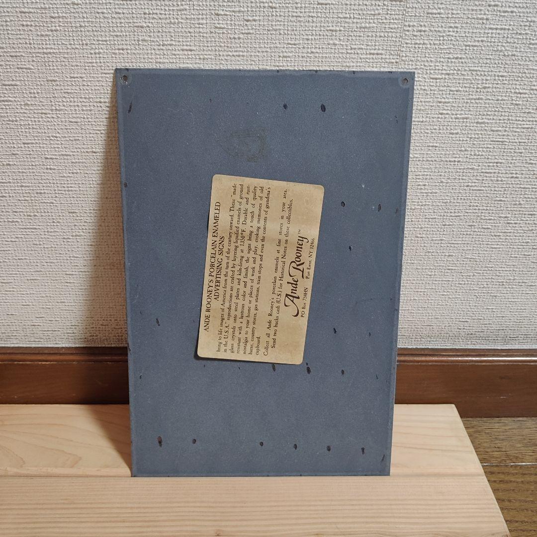 ホーロー看板 アンドルーニー アメリカ ビンテージ アンティーク アメリカン雑貨