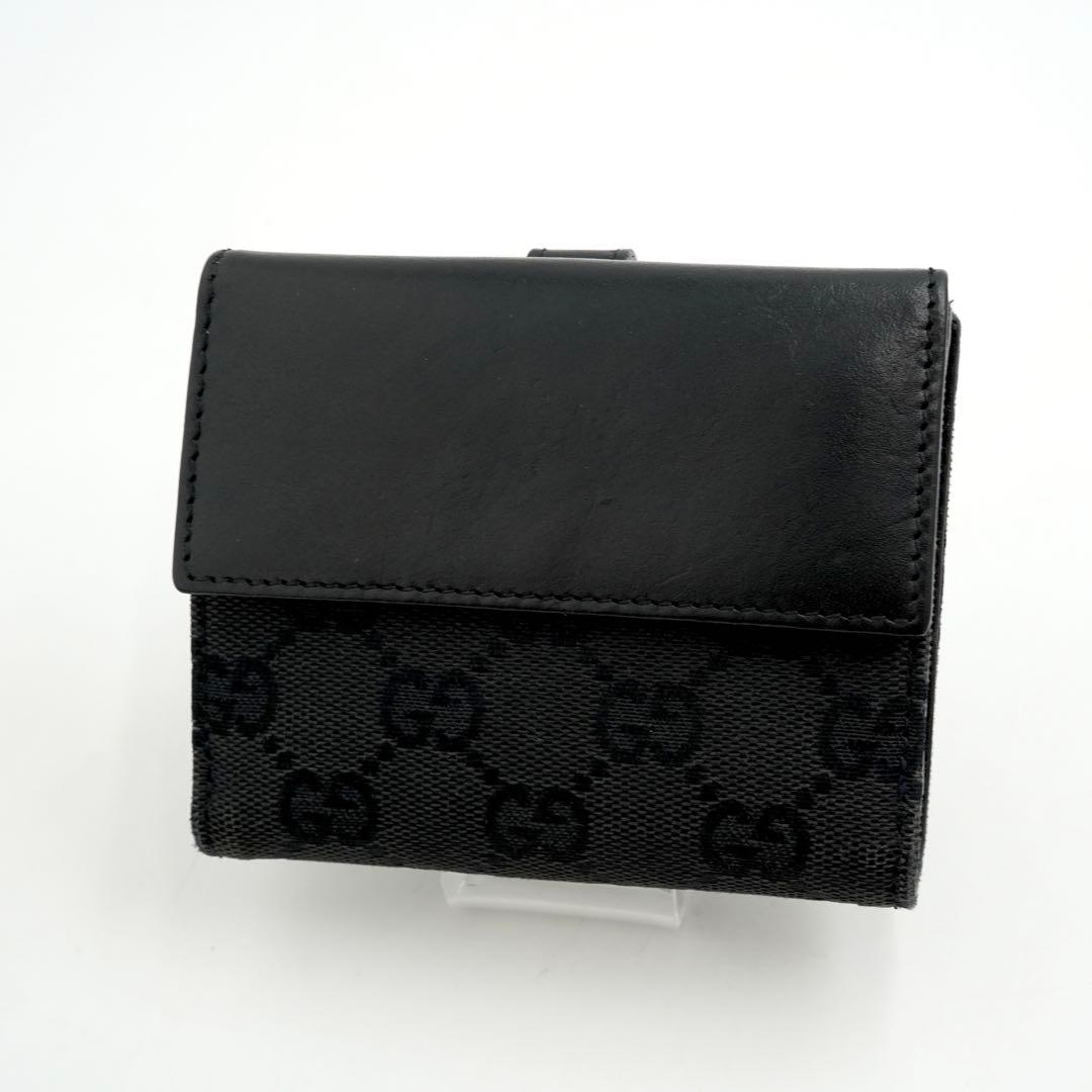 ✨極上美品✨　GUCCI グッチ　二つ折り　ジャッキー　シマ　GG レザー
