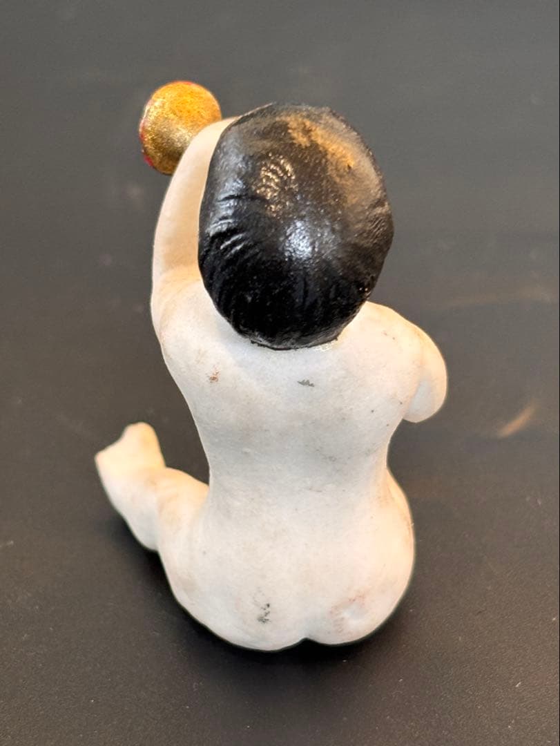 大珍品　戦前のオールビスクドール　日本製　瀬戸ノベルティ　和製ビスクドール