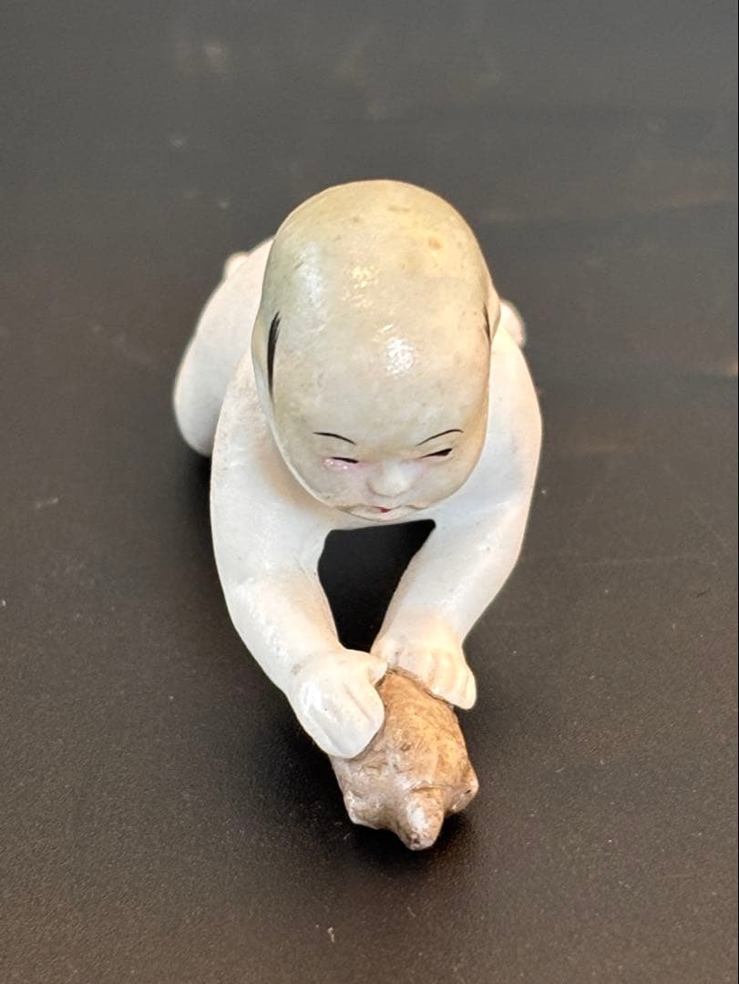 大珍品　戦前のオールビスクドール　日本製　瀬戸ノベルティ　和製ビスクドール