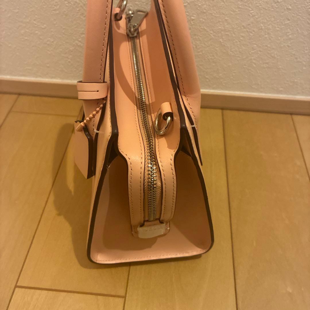 COACH アンドレア　キャリーオール　フェイデットブラッシュ　ピンクベージュ