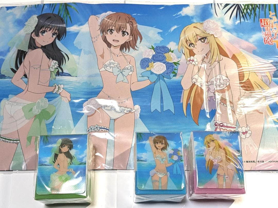 とある科学の超電磁砲T 描き下ろしウエディング水着サプライセット 美琴佐天食蜂