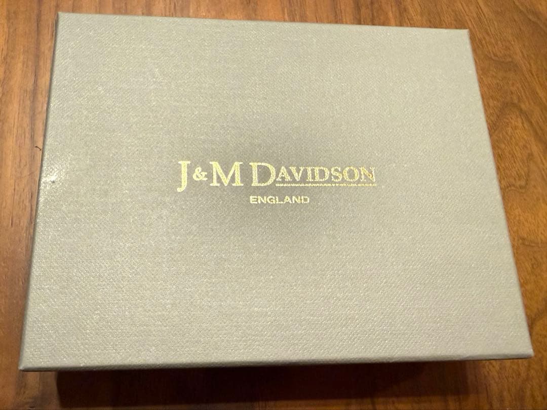 専用　J&M DAVIDSON 二つ折り　ホワイト コンパクト ミニ財布 レザー