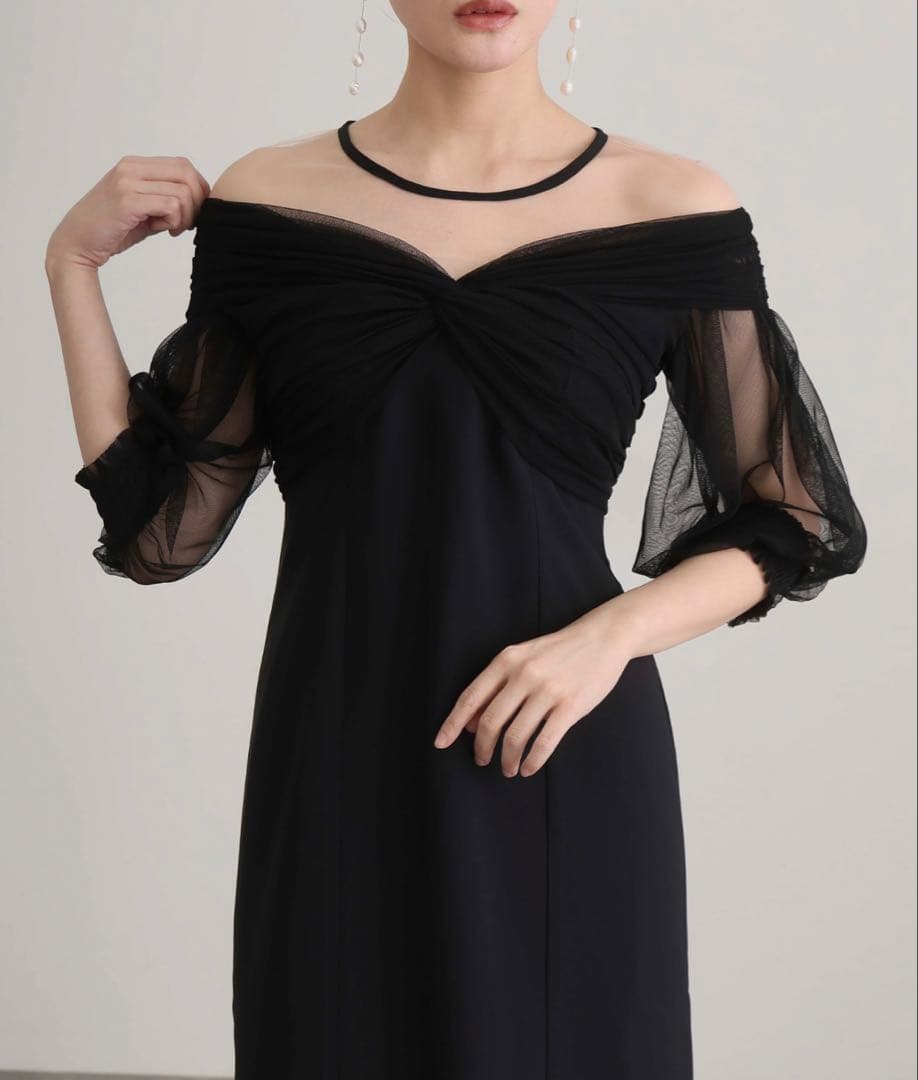 atlo ロング&七分袖 パーティードレス オケージョンドレス　XL