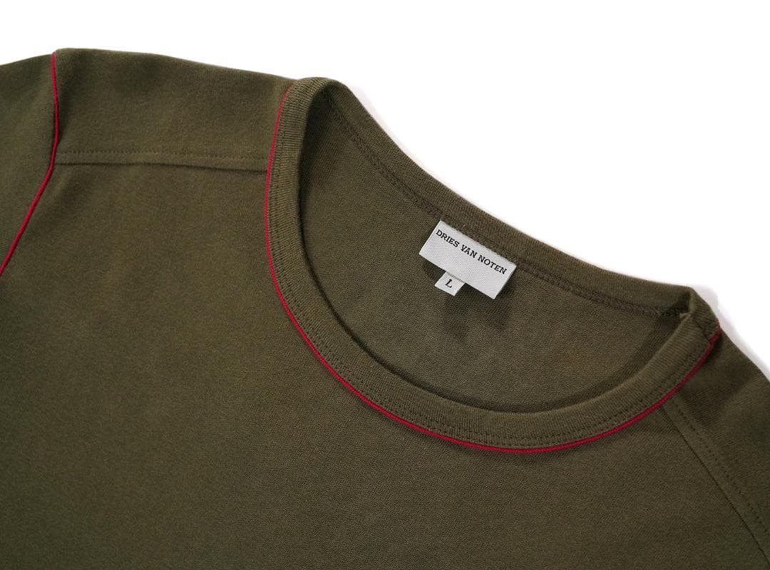 ライカ期 日本製 90s DRIES VAN NOTEN パイピング Tシャツ