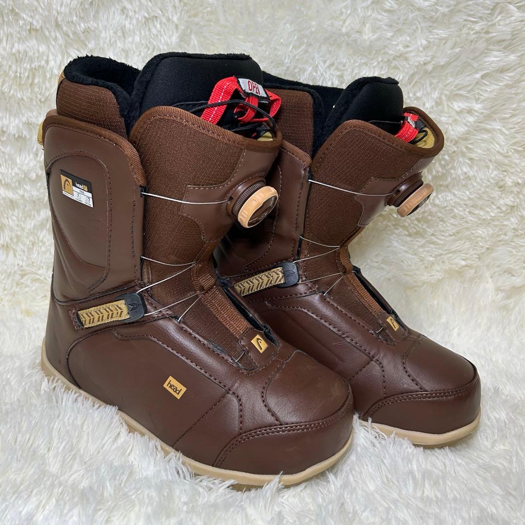 【美品】HEAD【TRUE BOA】26㎝　ヘッド　スノーボードブーツ　ブラウン