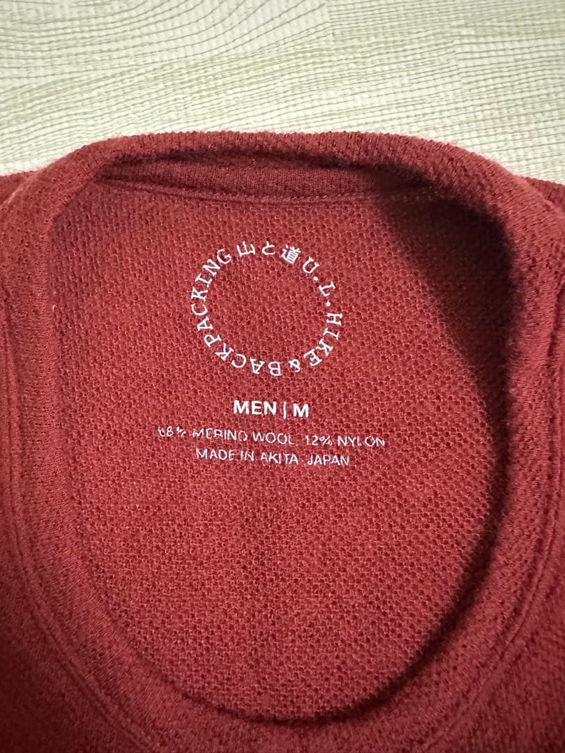 山と道 DF Mesh Merino Sleeveless Mens M サイズ