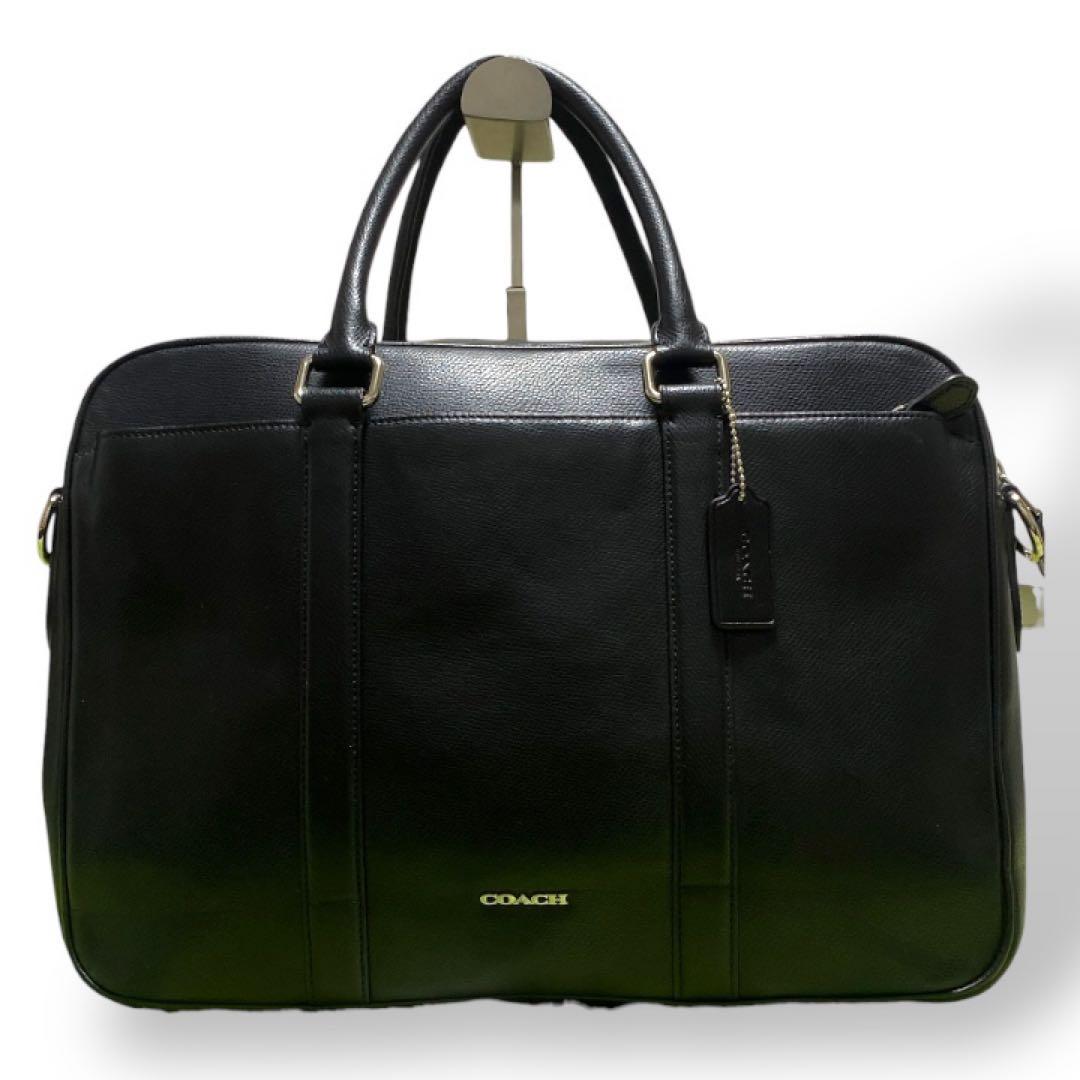 COACH コーチ　2wayビジネスバッグ　メトロポリタン　レザー　ブラック