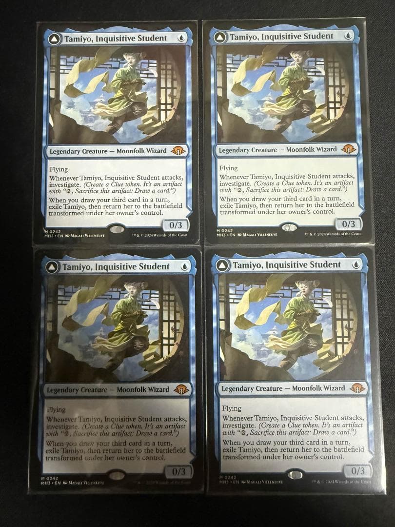 知りたがりの学徒、タミヨウ　英語版4枚セット