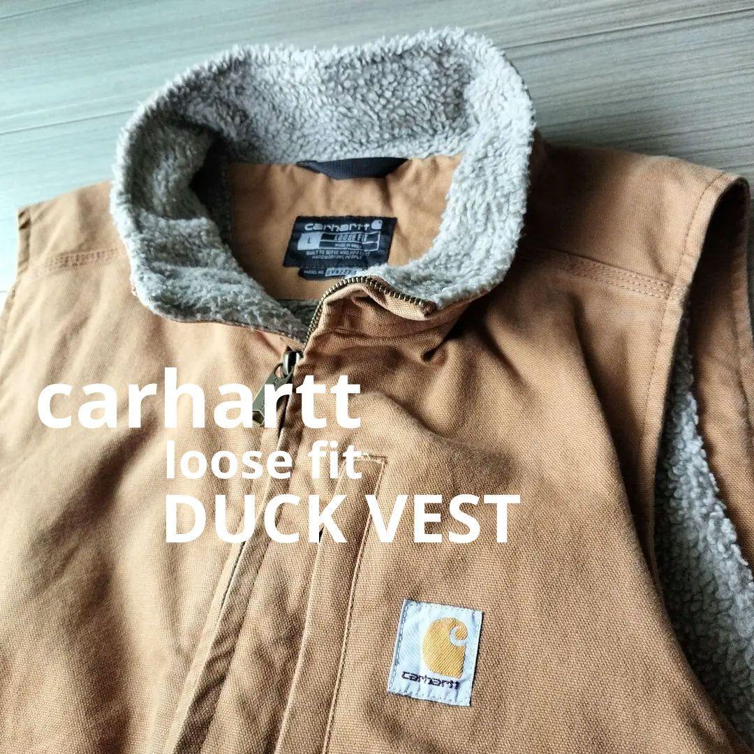 Carhartt ダックベスト Lルーズシルエット