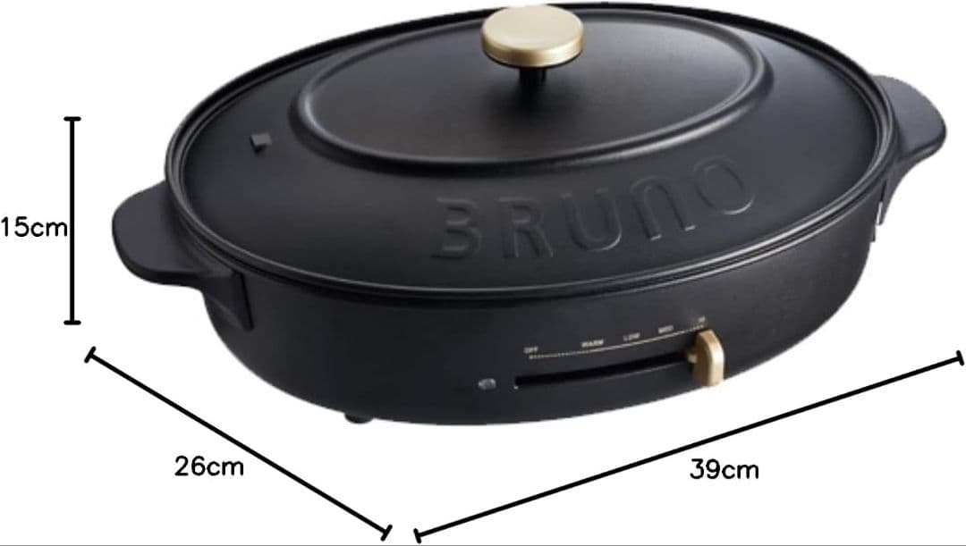 BRUNO ブルーノ オーバルホットプレート