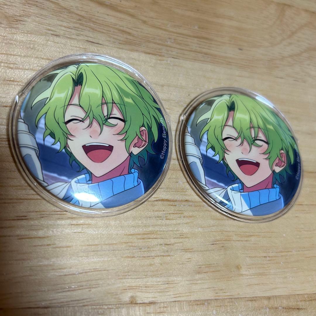 あんスタ 巴日和 テーマスカウト 缶バッジ 2023 WINTER casual