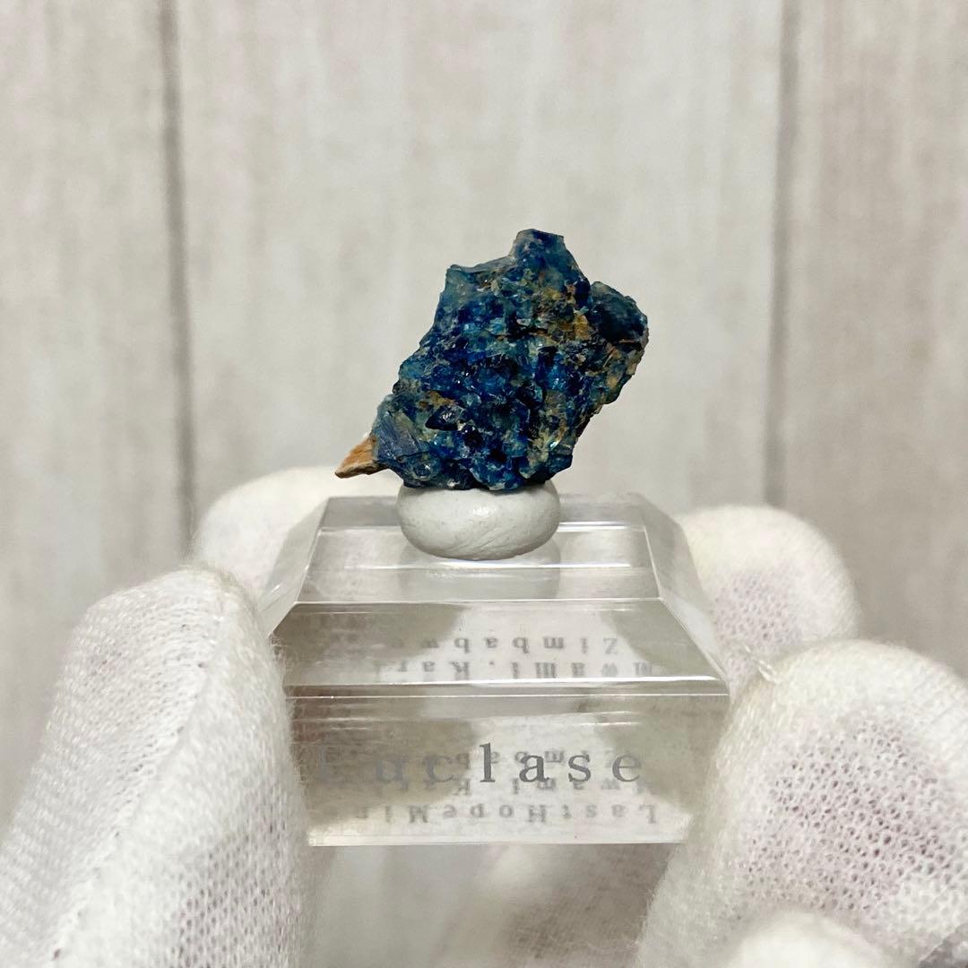 ユークレース　マイカ　ジンバブエ産　鉱物標本　原石鉱石　天然石　ストーン