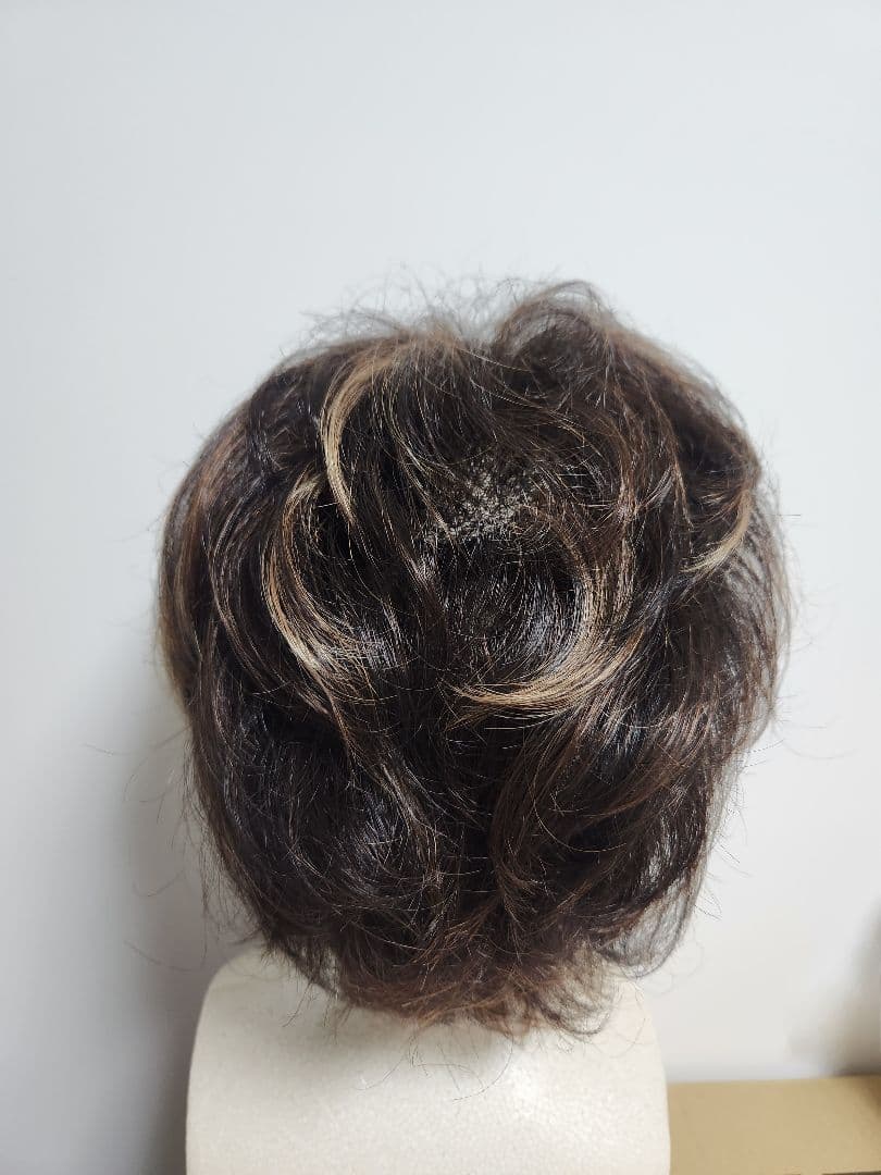 ★KNT★総手縫いウイッグ★ピンなし被るだけ