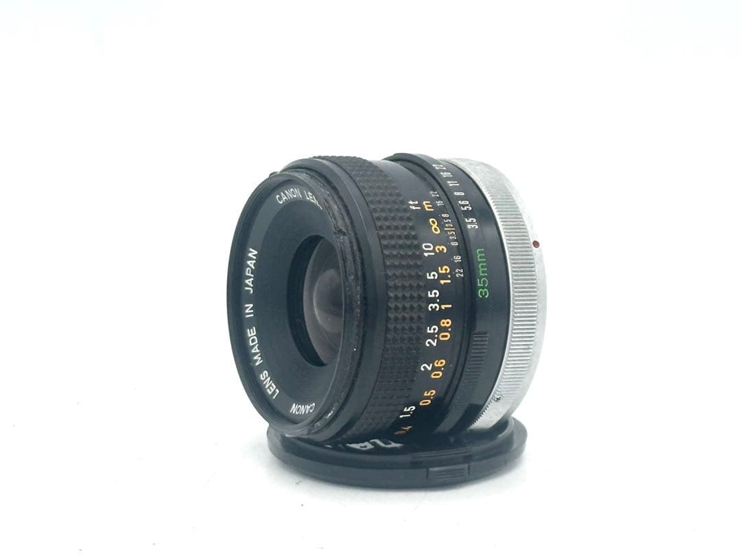 【完動品】Canon AE-1 + FD 35mmf3.5 フィルム 一眼レフ