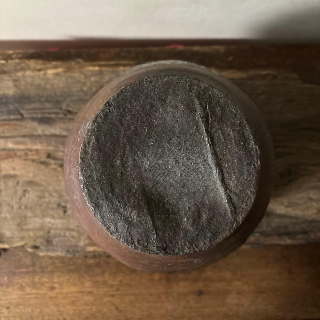 古丹波壷(江戸時代頃) 飴釉葉茶壺　古道具　古備前　古信楽　検:李朝　呂宋壷