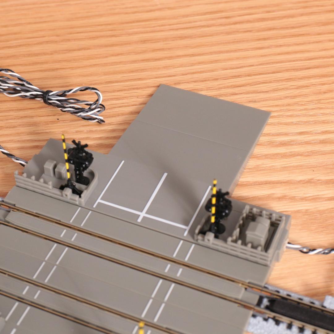 動作OK◎ KATO 20-650 自動踏切基本セット＋651複線用アダプター