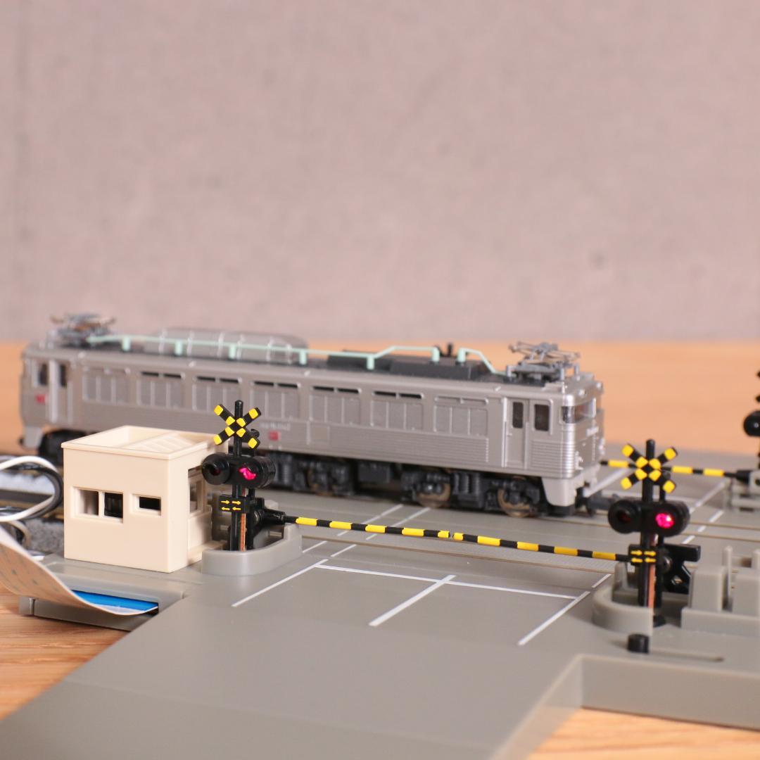 動作OK◎ KATO 20-650 自動踏切基本セット＋651複線用アダプター