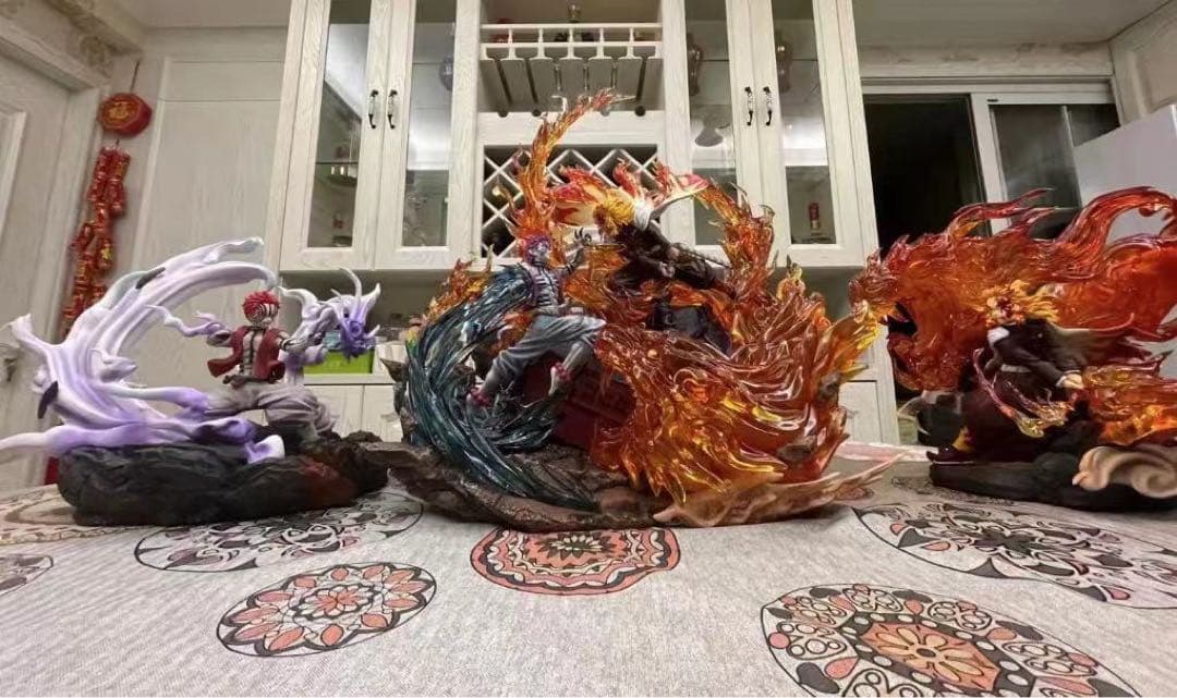 鬼滅の刃 I.W-STUDIO 猗窩座 煉獄杏寿郎 フィギュア