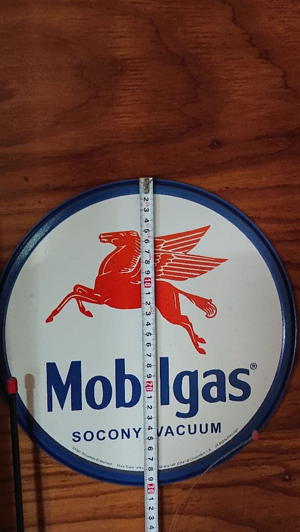 モービル石油 ブリキ看板