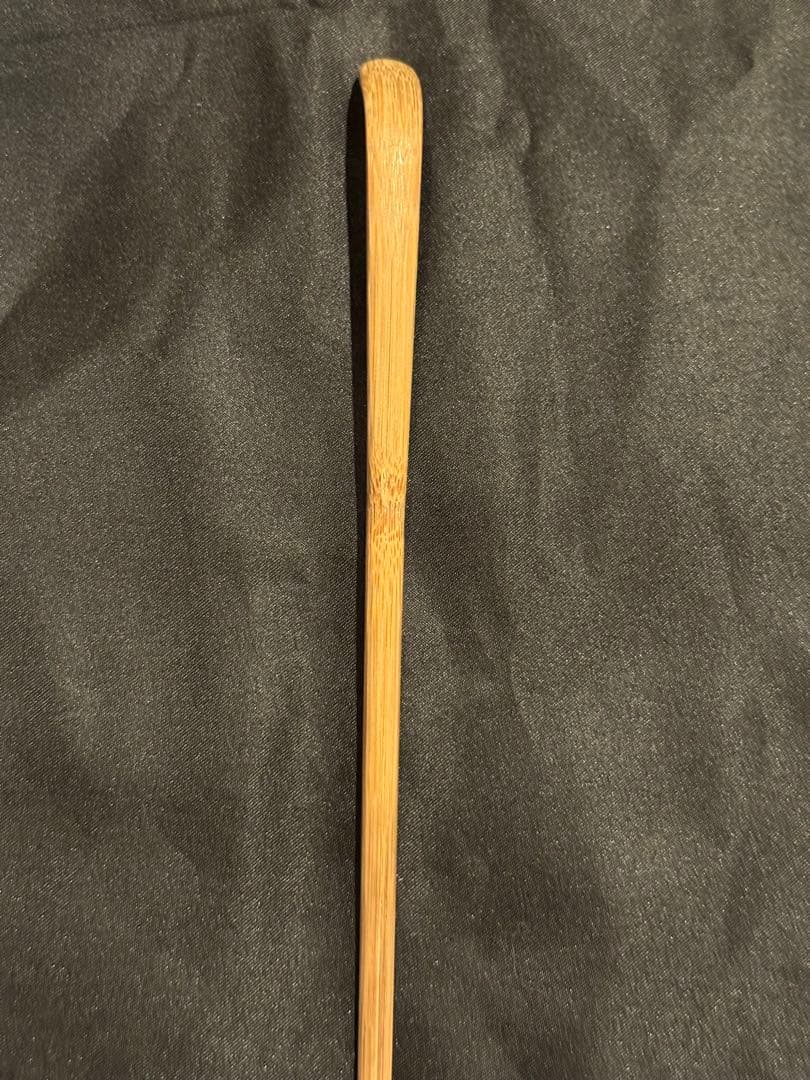 茶道具 茶杓 箱入り　即中斎　風神　黑田正玄