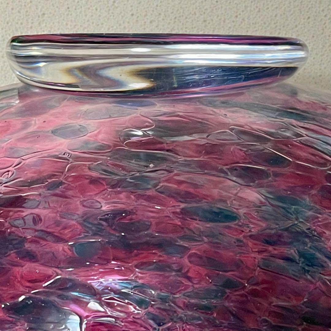 花瓶 ガラス製品 津軽びいどろ？