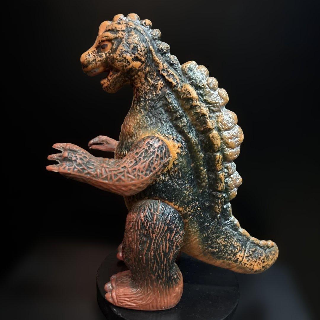 ゴジラ ソフビ パチ ポリ 当時物 ジャイアントゴジラ ブルマァク 昭和レトロ