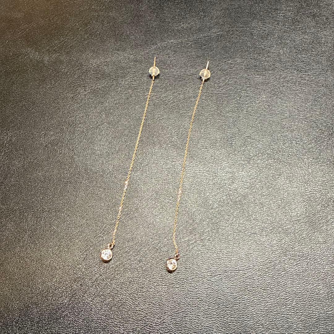 Canal 4°C チェーンピアス 10K YG