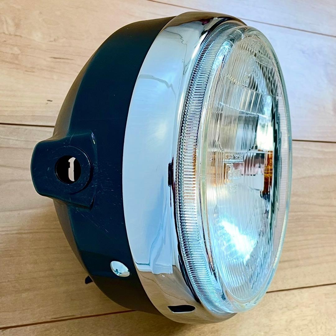 当時物 シビエ 凹み ヘッドライト 美品 CIBIE マーシャル