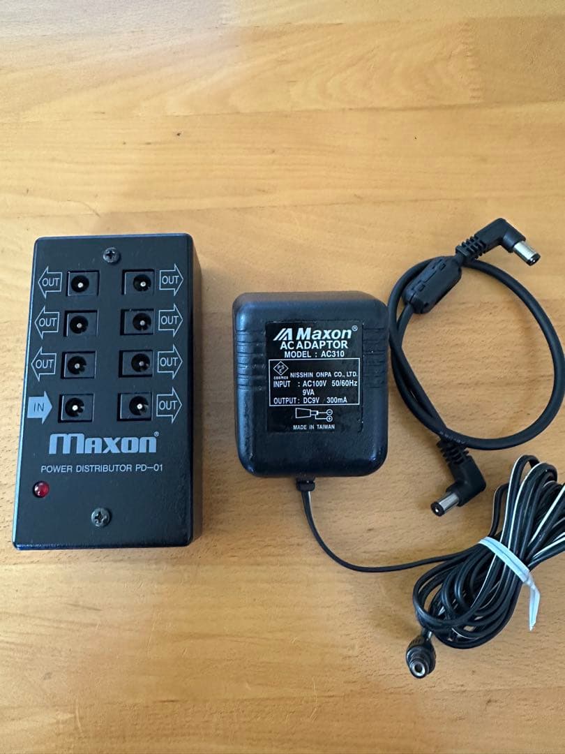 Yamaha GB-100イコライザー/Maxon PD-01 パワーサプライ