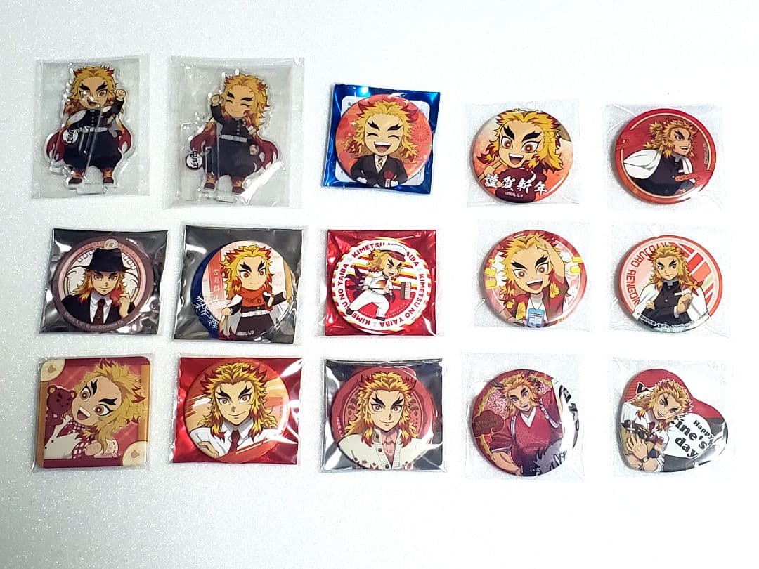 鬼滅の刃 煉獄杏寿郎 アクスタ 缶バッジ 35点セット まとめ