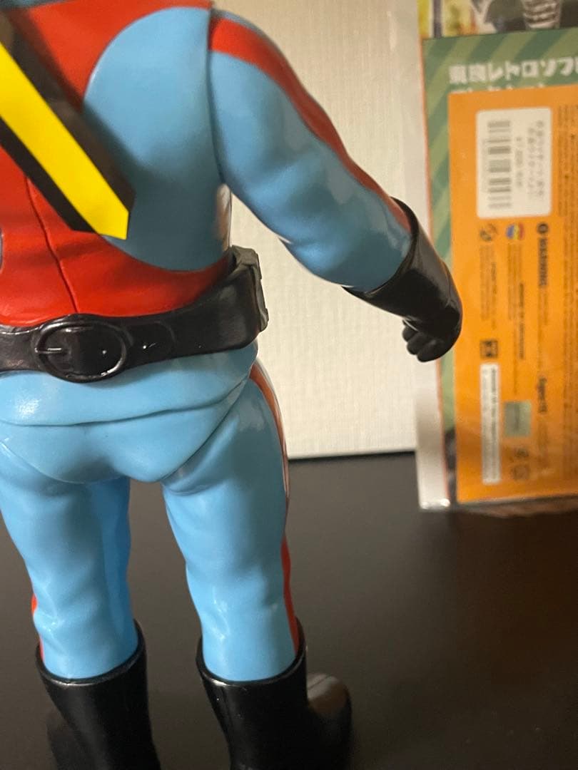 仮面ライダーX 新色 メディコムトイ ソフビ 面取れ マスク取れ フィギュア