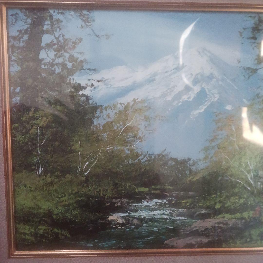 永田金吾　長野 八ヶ岳　油絵　風景画