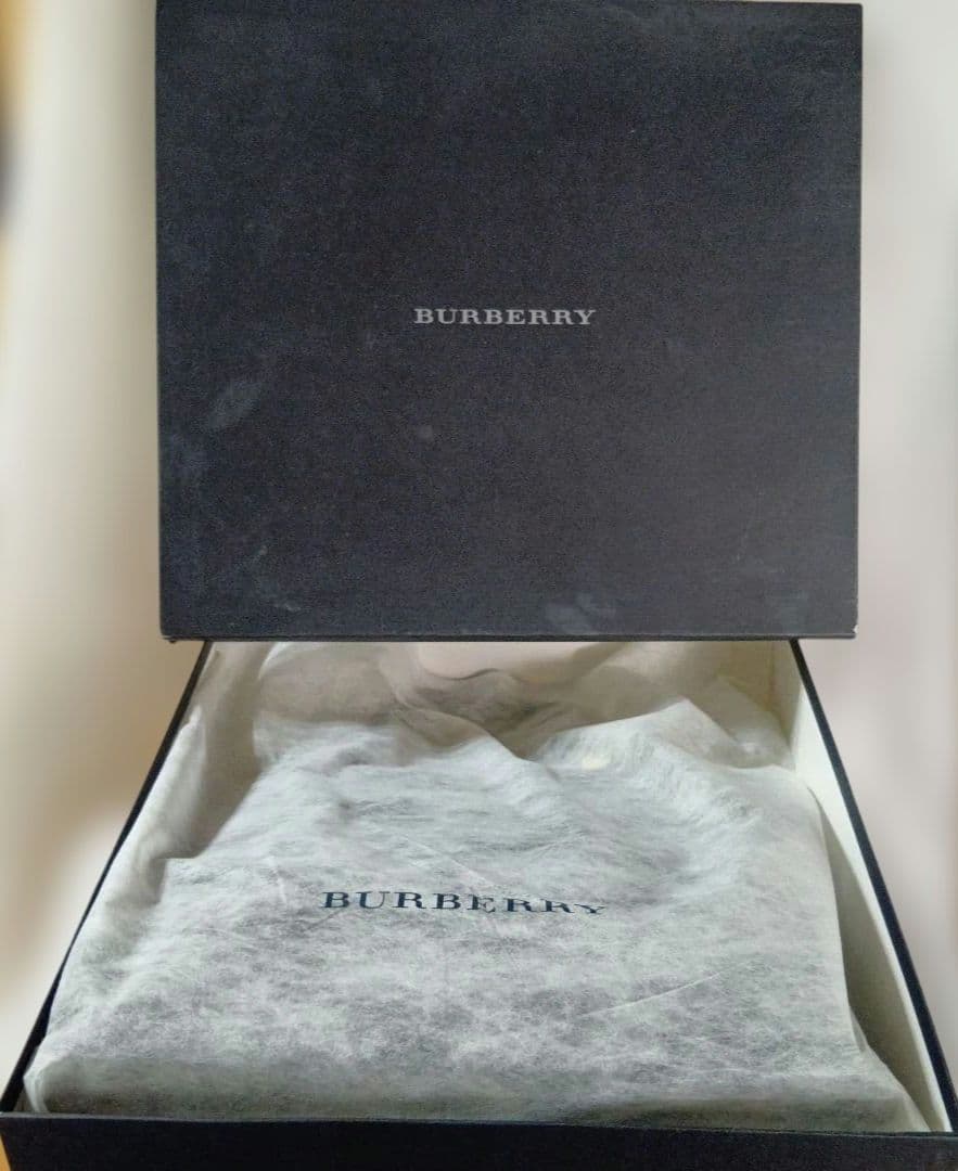 バーバリー レザー トートバッグ ノバチェック 金属金具 ブラック 黒