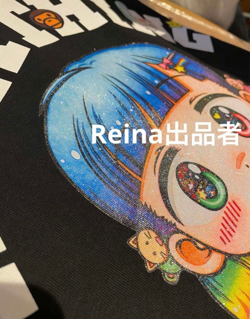 トップス BAPE X MR. COLLEGE RELAXED FIT TEE