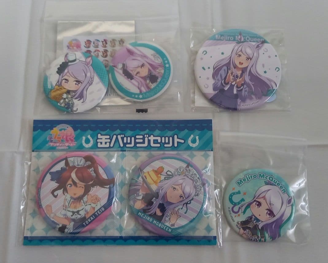 メジロマックイーン　缶バッジセット