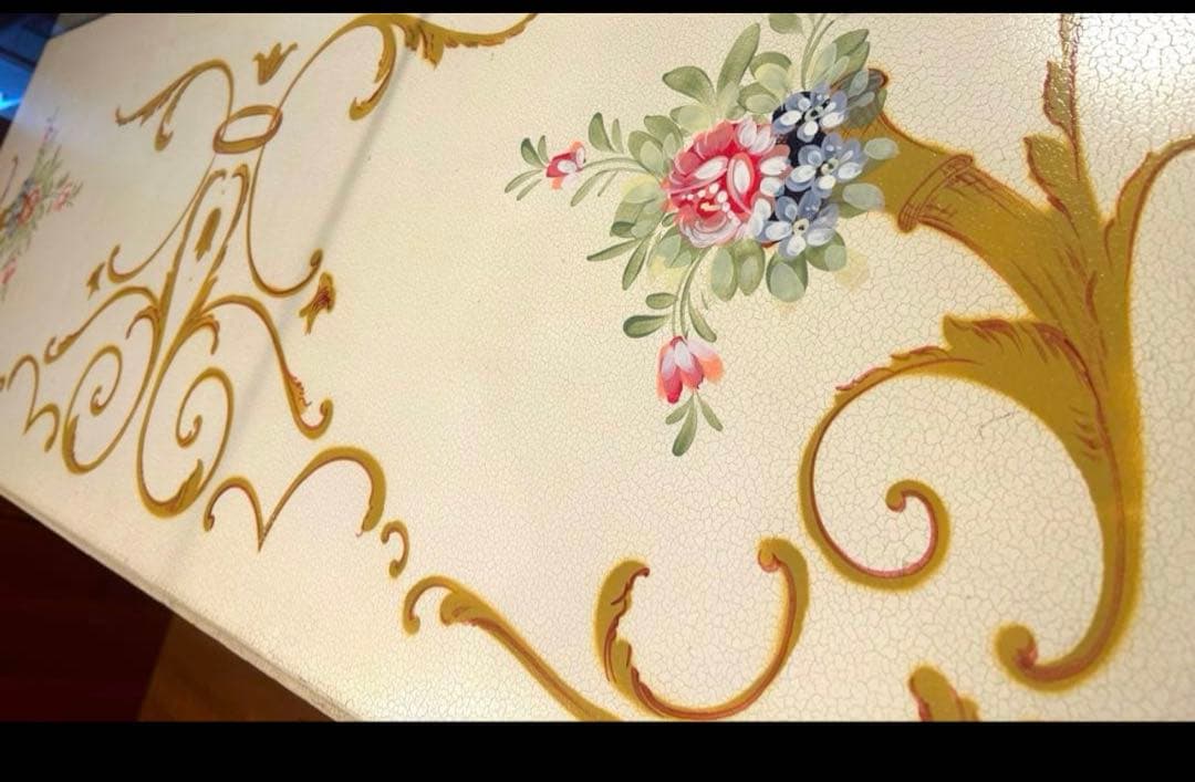 イタリア製　アンティーク　ロココチェスト　箪笥　キャビネット　SILIK