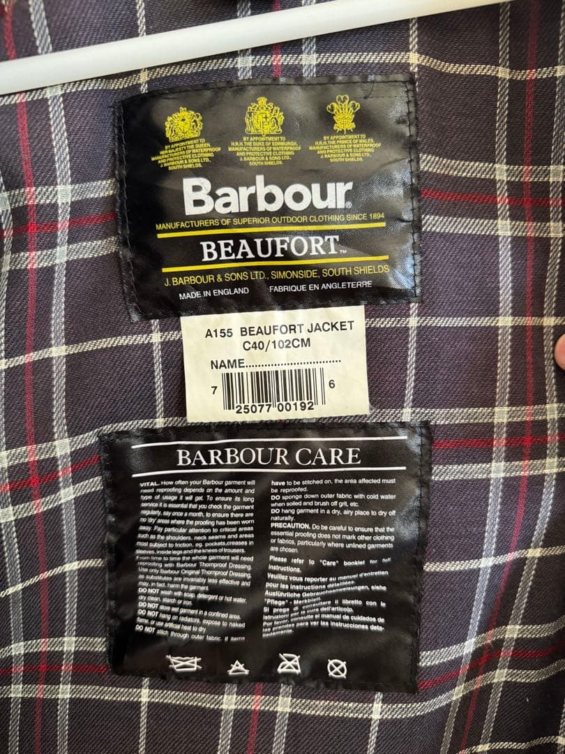 ジャケット・アウター 1992 Barbour Beaufort Jacket C40/102CM