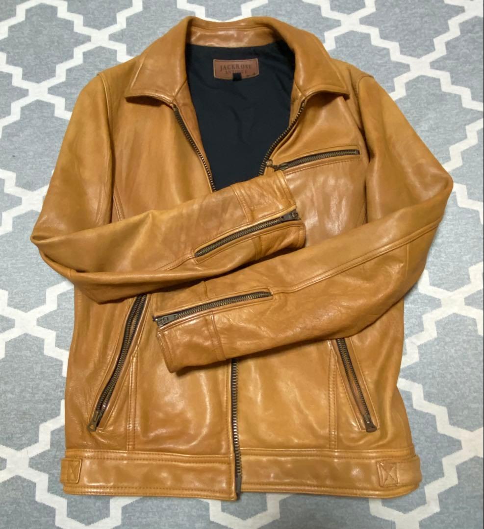 JACK ROSE◆シングルライダースジャケット サイズ2 （M）/山羊革