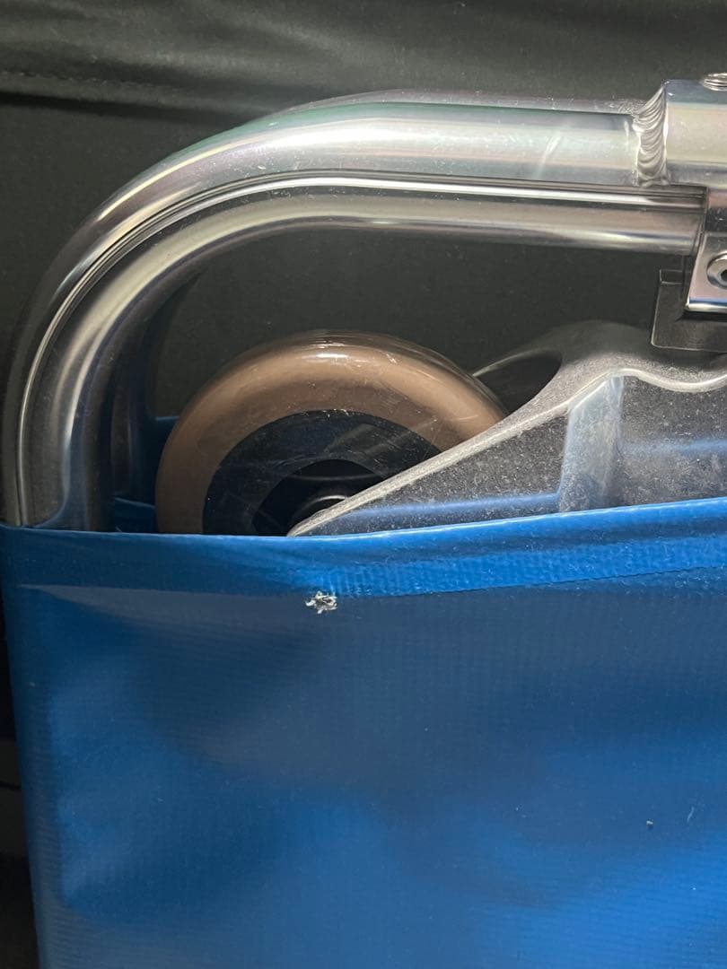 MATSUNAGA 折りたたみ式担架 青