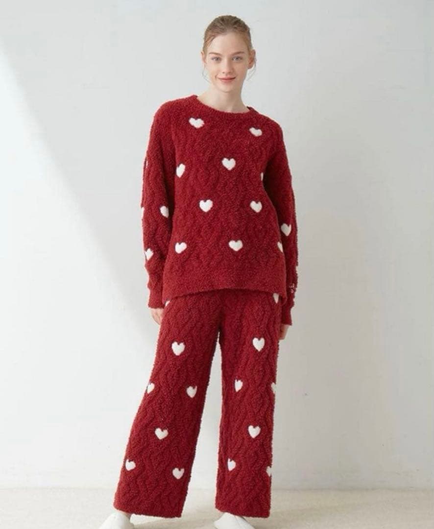 ジェラートピケ ハートアランロングパンツ