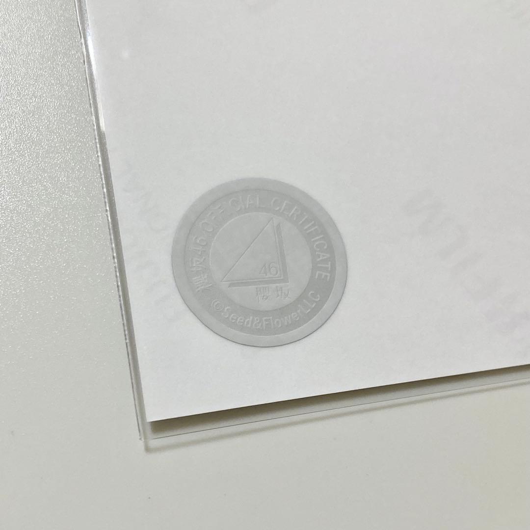 大園玲　直筆サイン　生写真