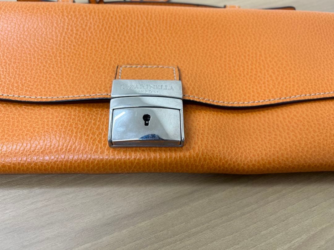 マリネッラ ソットブラッチョ 定価88,000円　オレンジ　袋付き