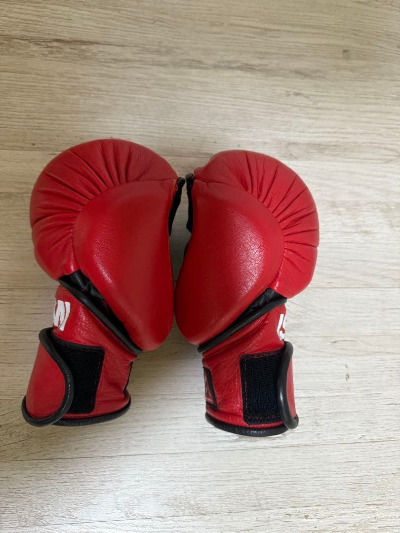 ISAMI パウンドグローブ赤 フリーサイズ