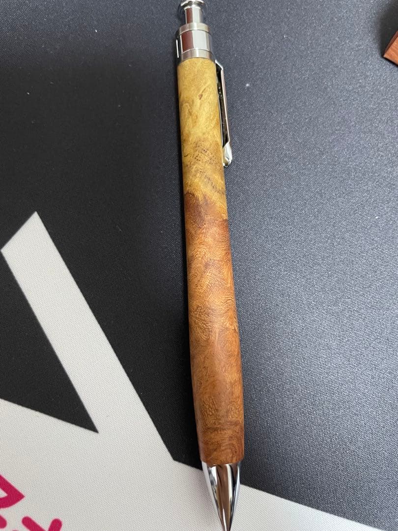 【美品】　工房楔　花梨紅白　0.5mmシャープ　木軸