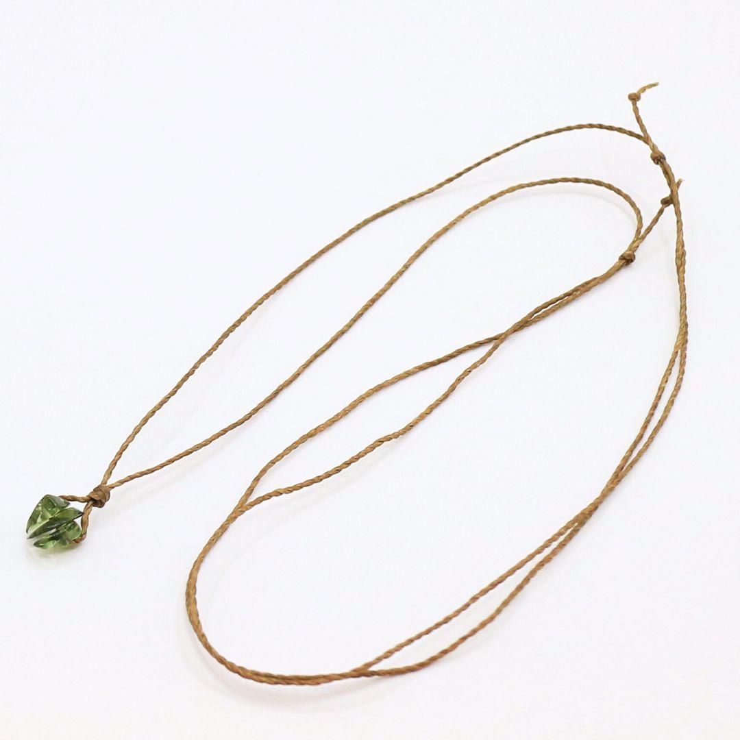 鑑別済 モルダバイト さざれ ビーズ meteorite120