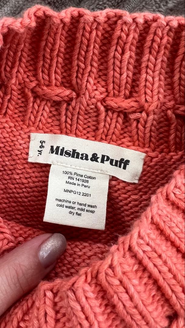 値下げ！misha and puff スケポン 5-6y