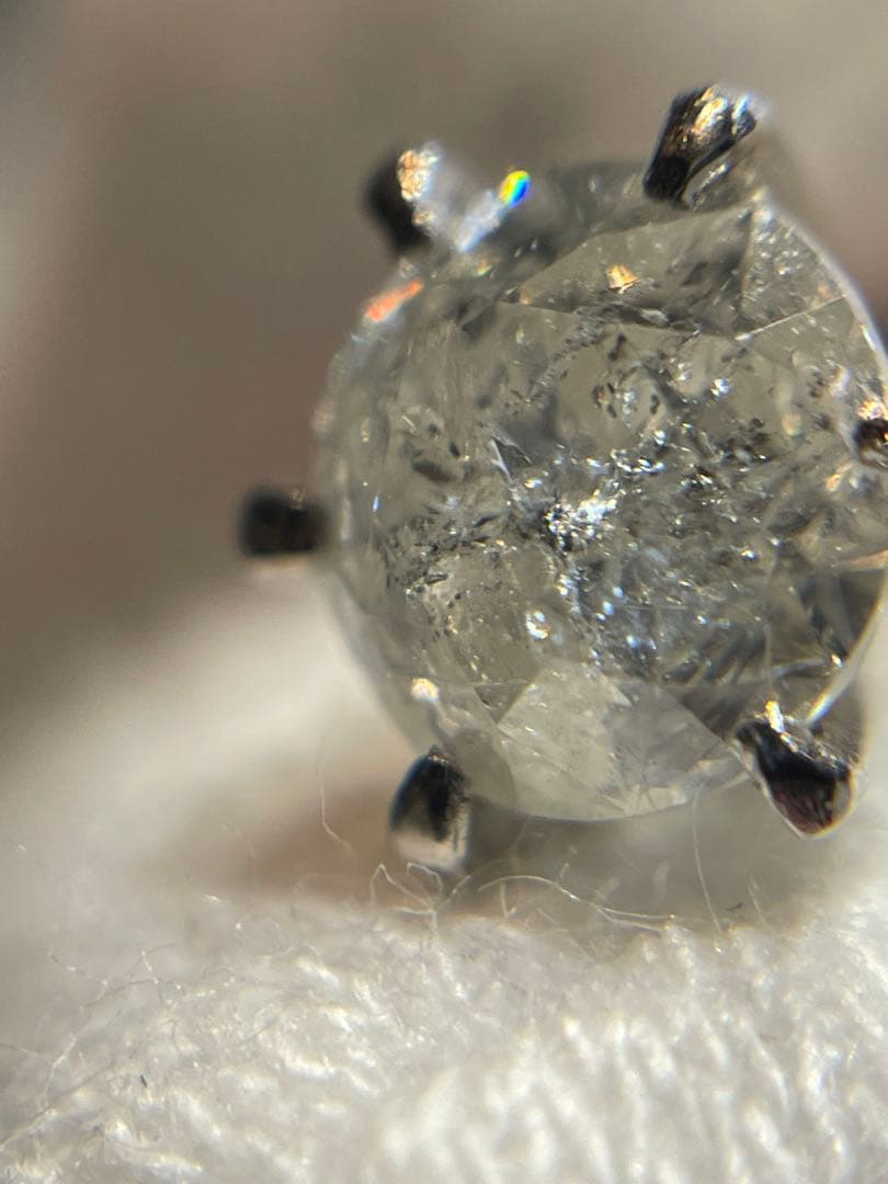 chihuahua_love 天然ダイヤモンド Pt900ピアス